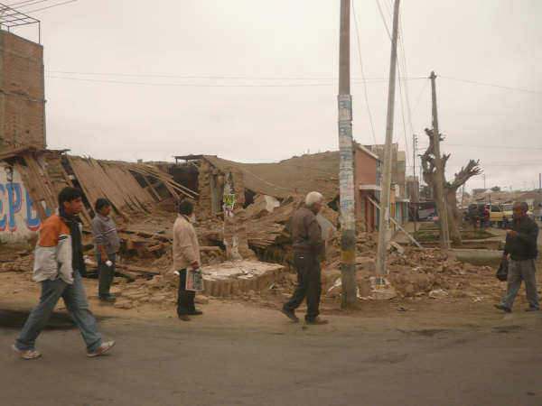 Terremoto en Chincha y El Carmen